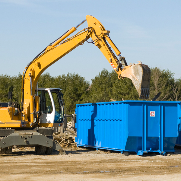 can i choose the location where the residential dumpster will be placed in Arlington